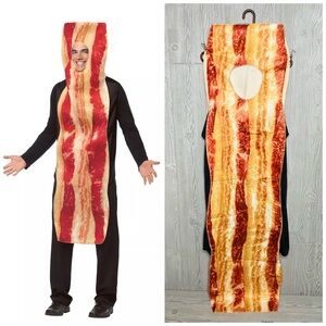Adult one size bacon Halloween costume cosplay dress up funny food costume